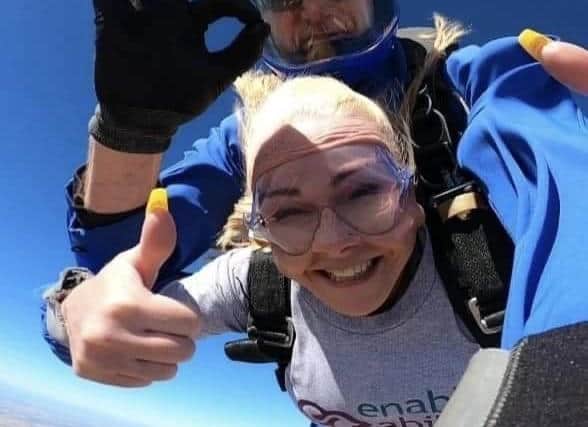 Emma with her instructor
