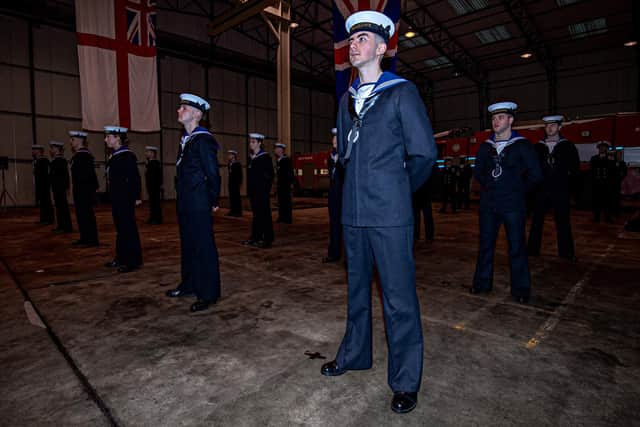 A special ceremony was held at the Royal Naval School of Flight Deck Operations at RNAS Culdrose to mark the completion of training for 19 new sailors.

The men and women have all qualified to become naval airmen and will go on to serve on ships around the world, many on the new aircraft carriers.

The passing in parade marks their entry into the Aircraft Handlers’ Branch.

Guest of honour was the commanding officer of RNAS Culdrose, Captain Stuart Finn.