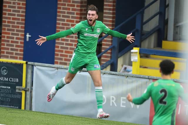 Striker Harvey Bradbury has joined Gosport Borough Picture: Dave Haines