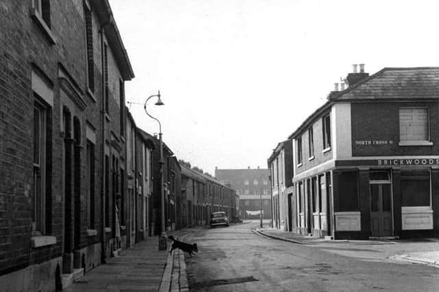 Looking south down Seymour Street to Buckland Street, Buckland with North Cross Street. Photo: Mick Cooper collection.