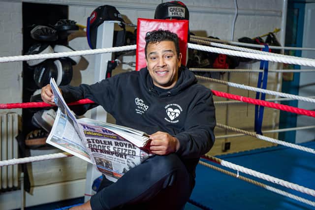 Q Shillingford at his gym in Omega Street, Portsmouth on 15 January 2021.
Picture: Habibur Rahman