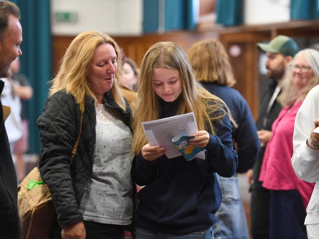 GCSE exam results day at King’s Academy Bay House in Gosport, Hampshire - 22/08/24.Please credit: Paul Jacobs/pictureexclusive.com