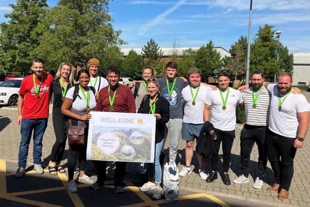 Vistry Southern’s Three Peaks Challenge team after they finished the 24-hour fundraiser.
Picture credit: Vistry Southern