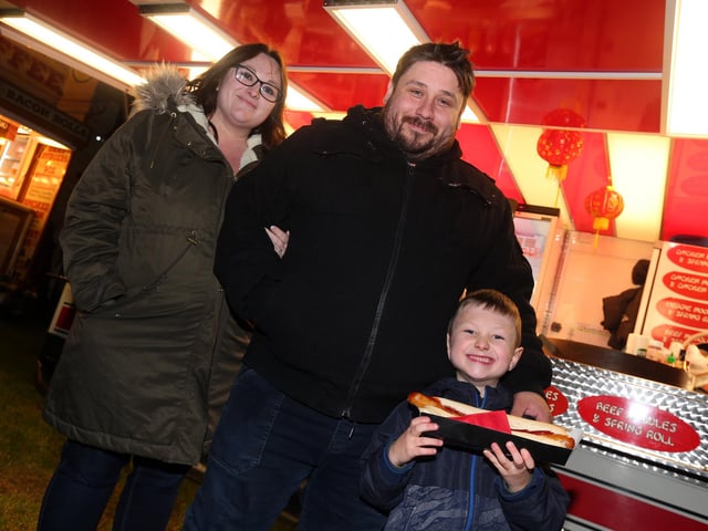 Farran Harvey and Ryan Burrans with their son Logan, 5.
Picture: Chris Moorhouse (jpns 011123-31)