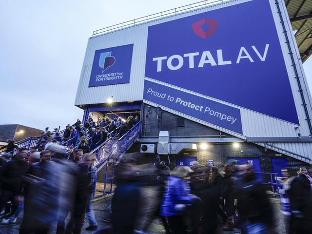 Pompey fans backed their team as they gave it everything against promotion-chasing Burnley at Fratton Park on Saturday.