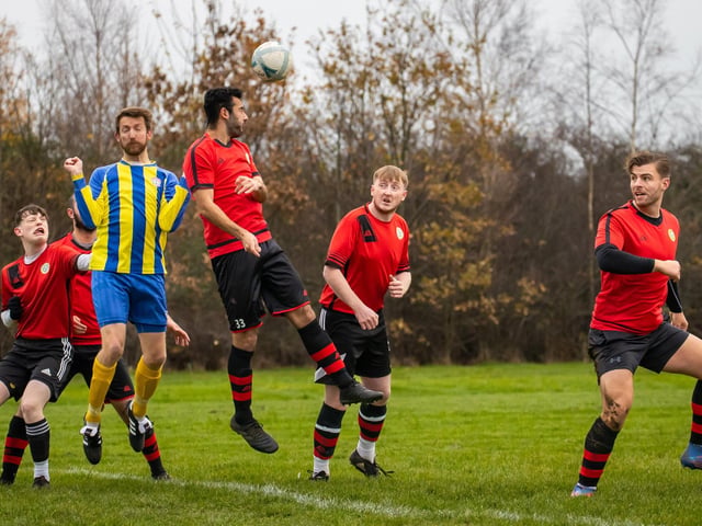 AC FC (blue/yellow) v Chichester United. Picture by Alex Shute