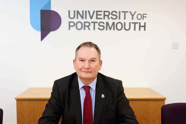 Vice-chancellor of the University of Portsmouth Prof Graham Galbraith. Picture: Chris Moorhouse