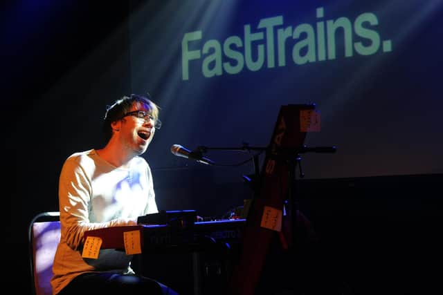 Tom Wells is Fast Trains, headlining at The Wedgewood Rooms, Southsea, July 15, 2021. Picture by Paul Windsor