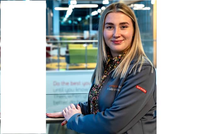 Chloe Silver, a first year project management degree apprentice in BAE Systems’ Submarines business