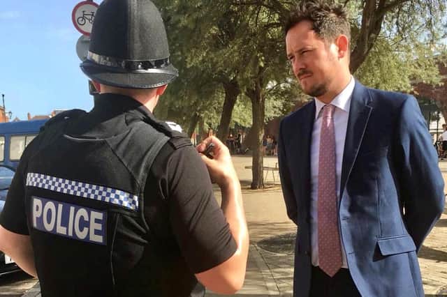 Portsmouth South Labour MP Stephen Morgan on the beat in his constituency