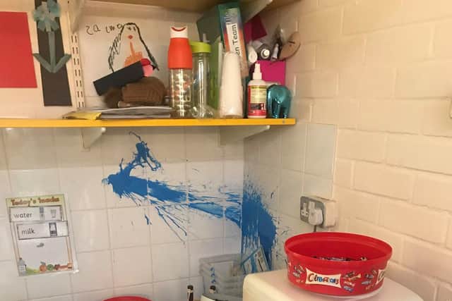 Vandals have damaged the nursery room at Arundel Court Primary Academy & Nursery in Northam Street, Landport. Picture: Arundel Court Primary Academy & Nursery