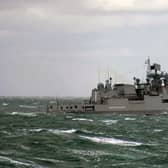 Russian Frigate Admiral Grigorovich was monitored by the Royal Navy.