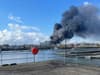 Huge blaze near St Mary's Stadium - in pictures