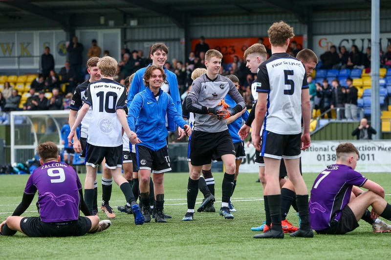 Mixed emotions after the final whistle. Picture: Chris Moorhouse