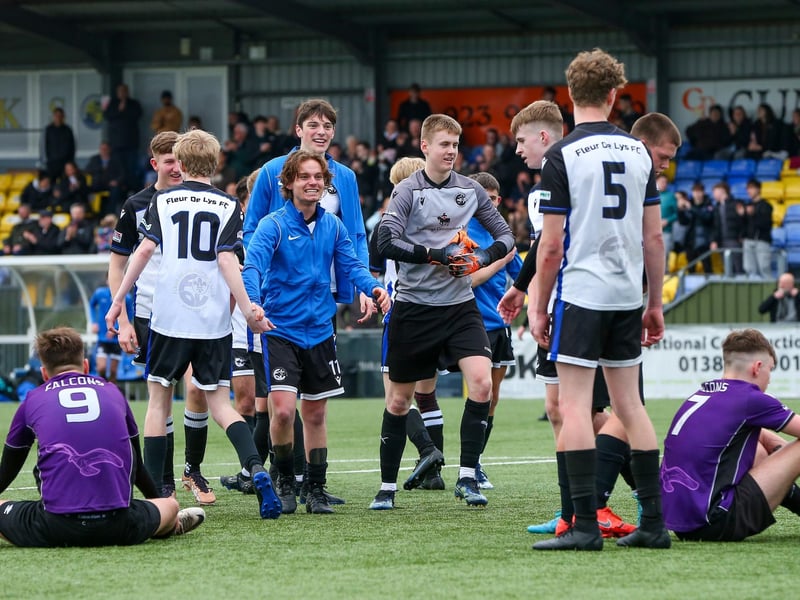 Mixed emotions after the final whistle. Picture: Chris Moorhouse
