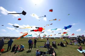 Beautiful and awe-inspiring kites filled the sky over Southsea over the weekend.