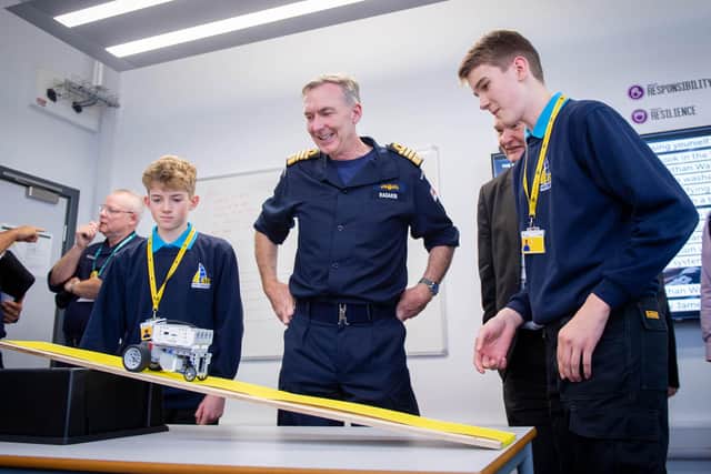 The First Sea Lord, Admiral Tony Radakin at the UTC, Portsmouth. Picture: Habibur Rahman