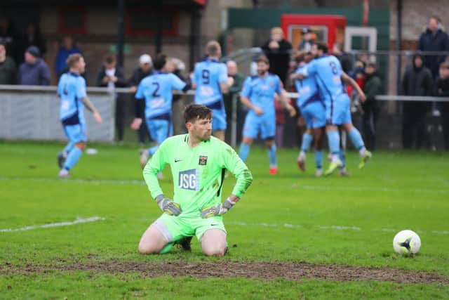Fareham Town goalkeeper Henry Woodcock is currently out with an ankle injury. Picture: Sam Stephenson