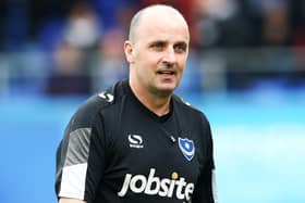 Pompey boss Paul Cook. Picture: Joe Pepler