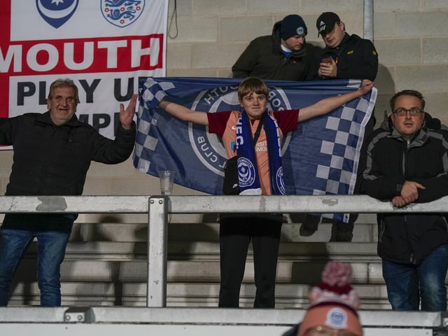 1,164 Pompey fans made the midweek trip to Burton Albion's Pirelli Stadium
