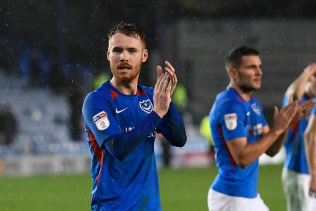 Pompey skipper Tom Naylor. Picture: Graham Hunt