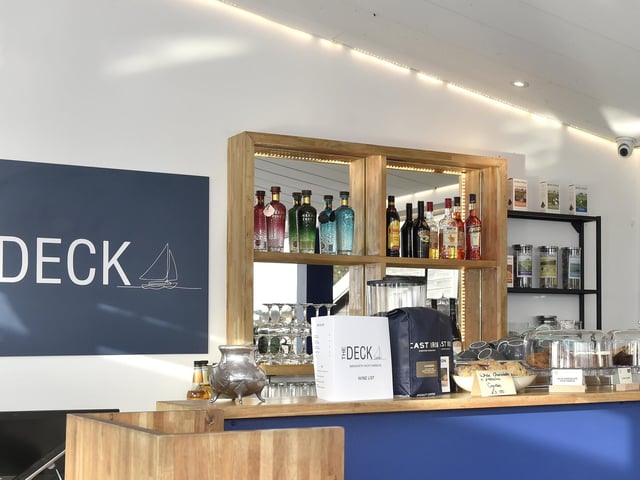 The Deck at Emsworth Yacht Harbour reopened under new management at the end of January 2025.  Picture: Sarah Standing (310125-9083)