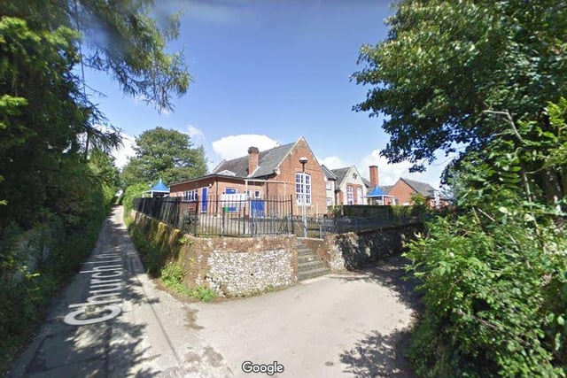 This school had 117 pupils with capacity for 105 - 111.4 per cent