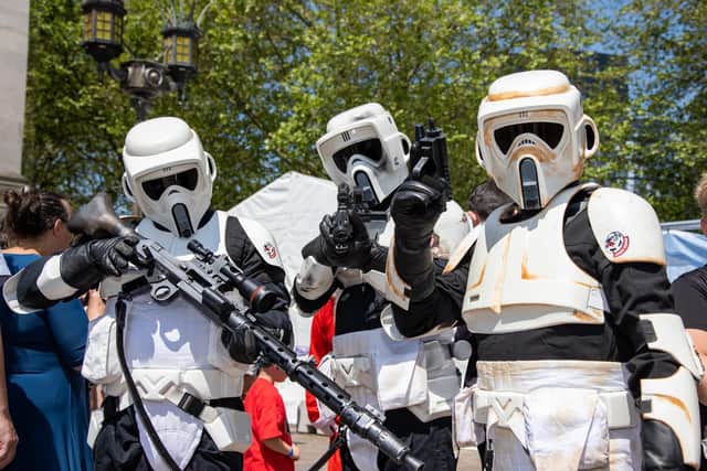 Biker Scouts from The Star Wars Experience