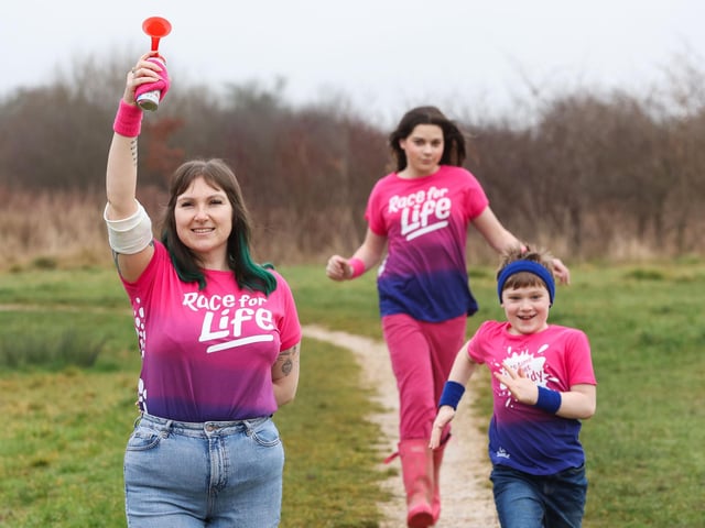 Ellie Stenning-Stride will launch Cancer Research UK's Race for Life in Portsmouth after discovering she had ovarian cancer following an operation to treat endometriosis.