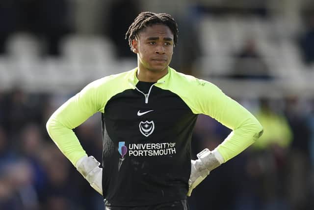 John Mousinho has been impressed with Josh Oluwayemi, who has made eight appearances in his maiden Pompey season. Picture: Jason Brown/ProSportsImages