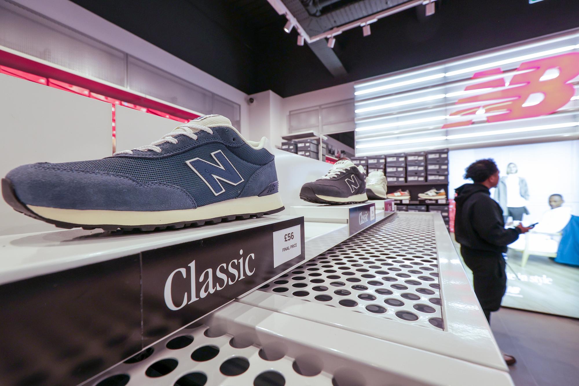 Gunwharf Quays celebrates opening of trendy sportswear brand New Balance ahead of Christmas Pictures