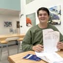 Alfie Grimes, 16, from Castle View Academy has got seven 9s, one 8 and one distinction and is off to Eaton on a scholarship for students from disadvantaged backgrounds. 

Picture: Elsa Waterfield