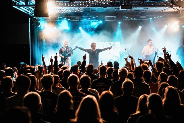 Crystal Tides play to a full house for their album launch at The Wedgewood Rooms. Picture: Rhona Murphy