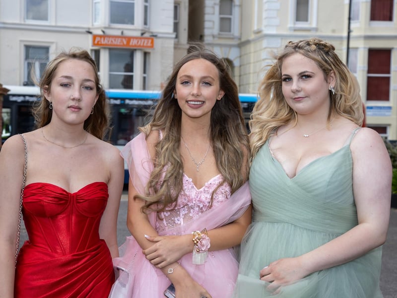 Portsmouth Academy held their prom at the Queens Hotel in Southsea on Wednesday evening.Pictured - Students arriving at their Prom at the Queens Hotel in Southsea