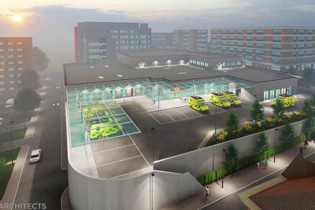 How the new ED at Queen Alexandra Hospital could look.Picture: Portsmouth Hospitals University NHS Trust