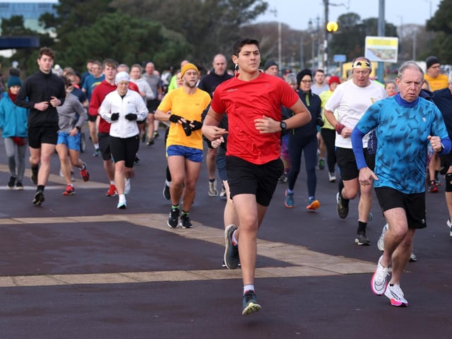 New Year's Day parkrun, Southsea. Photograph by Sam Stephenson