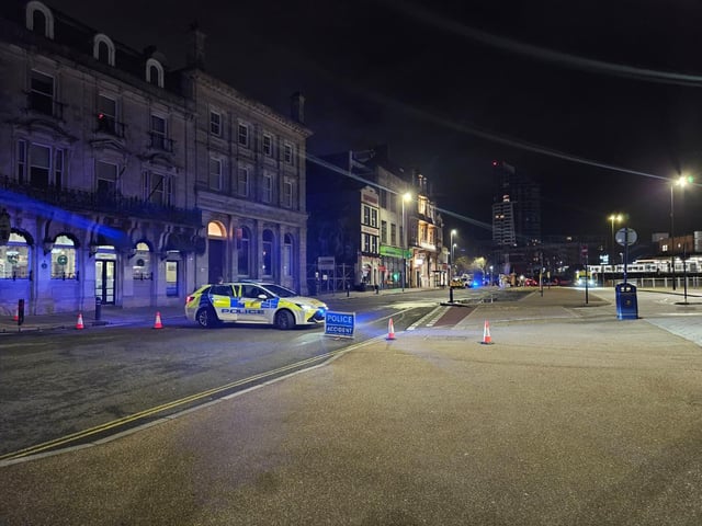 Tower block fire at The Hard early on Friday morning