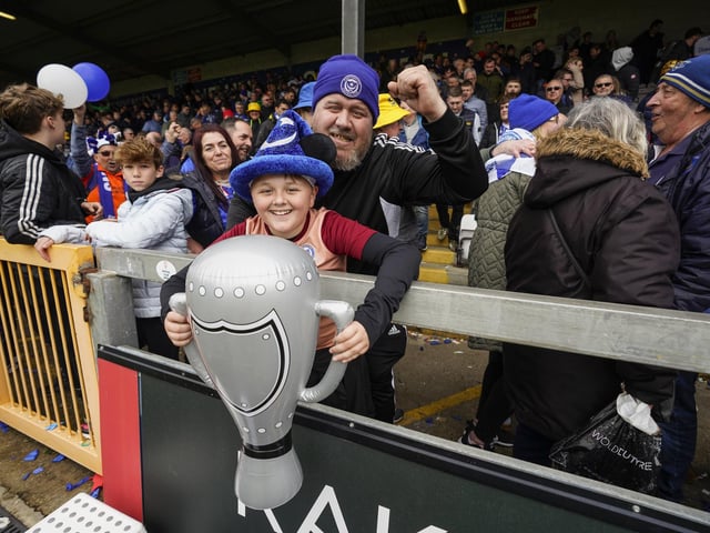 Is that the blow-up cup Paddy Lane held aloft after his goal?