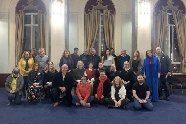 Portsmouth community rally together to propose solutions on how to help Ukrainian families coming to Portsmouth.