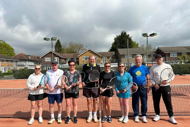 Avenue 2 v Carlton Green mixed masters - Mary Robinson, Phil Pinto, Anne Treagust, Mark Fullstone, Bettina Harvey, Steph Martin, Paul Edney and Gary Colmer