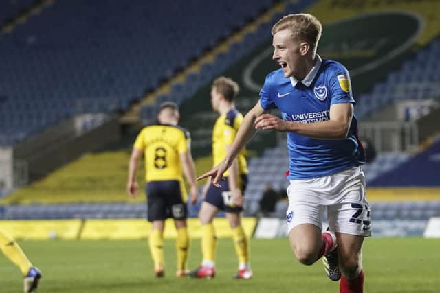 Harvey White scored the only goal of the game as Pompey won on their last visit to Oxford's Kassam Stadium in February