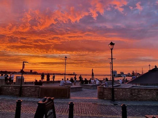A view of Spinnaker Tower from Old Portsmouth. Credit: Levi Allen.
