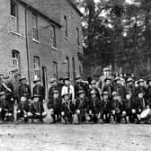 Taken before the Great War, the first Bedhampton scouts posed for a picture in Brookside Road, the A27, then but a country lane. Courtesy of Nancy Hawkins