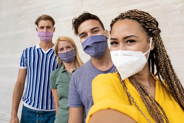 We'll be able to see proper smiles and laugher again when masks go.