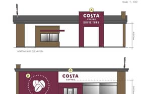 The design for the planned new Costa in Fratton