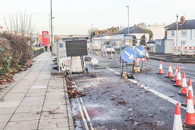 The roadworks on London Road, Portsmouth have been ongoing since November
Picture: Habibur Rahman