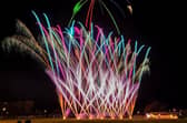 The fireworks at HMS Sultan. Picture: Mike Cooter (281021)