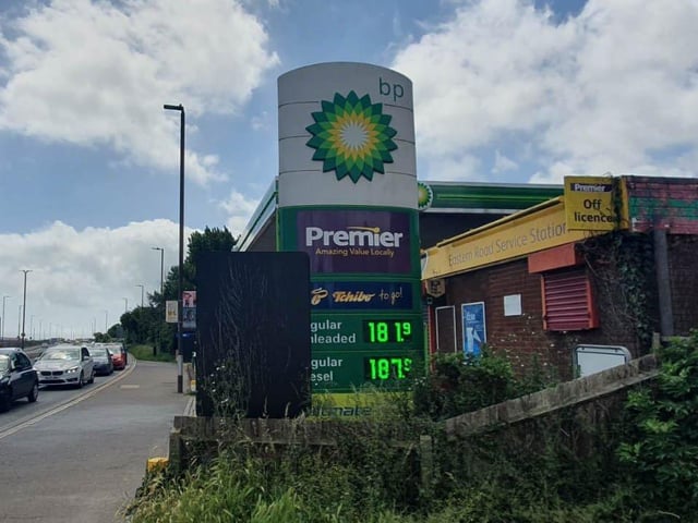 BP petrol station in Eastern Road, Portsmouth. Petrol: £1.81.9. Diesel: £1.87.9. Picture: Habibur Rahman