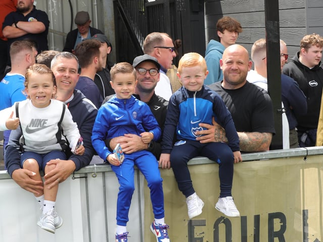 Pompey make their annual pre-season trip to the Hawks    Picture: Dave Haines.