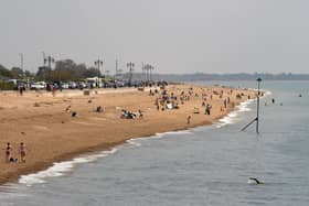 Pictured is: View of Southsea Beach